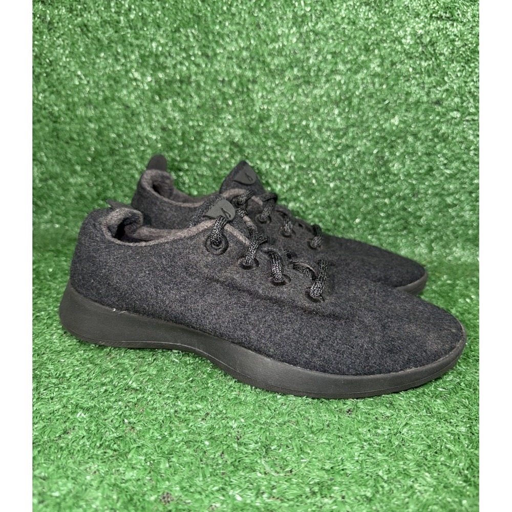 Allbirds Wool Runners Women Size 7 Black Athletic Running Comfort Shoes Sneakers